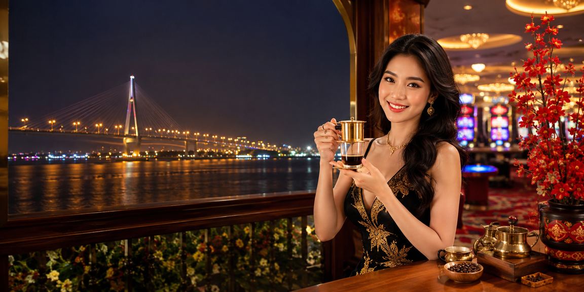 Người dùng tại Cần Thơ kiểm tra tài khoản casino và bảo mật thông tin trong quán cà phê